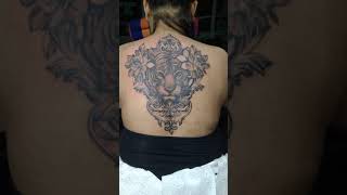 Tattoo video (Tiger) ลายสักเสือ ทำโดยช่างฐา