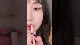 VIRAL 10$ Wonyoung Lip Makeup Tutorial 💋 #douyin #kbeauty #chinesemakeup #koreanmakeup #wonyoung