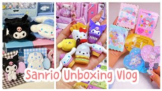 Sanrio cute items Unboxing Vlog 🛍️( Kuromi/ Cinnamoroll/ Pompompurin)   #cindyasmr