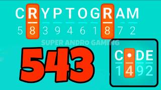 CRYPTOGRAM 543