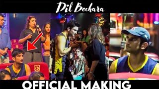 Dil Bechara Behind  Scenes – Title Track | behind the scenes of sushant singh rajput Sanjana Sanghi