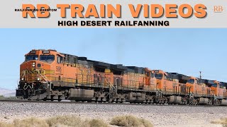 RAILFANNING VIDEOS 2024 UP \u0026 BNSF TRAINS