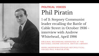 Political Voices: Phil Piratin    1 of 3