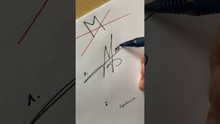 How to sign the letter M?❤️