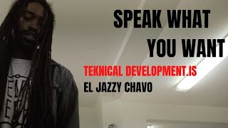 Teknical Development.IS - Speak What You Want (prod by El Jazzy Chavo)