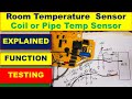 {459} Room Temperature Sensor / Pipe or Coil Temperature Sensor (Thermistor) in AC