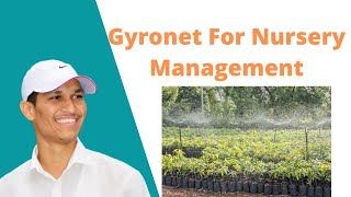 Gyronet For Nursery Management (Mini Sprinkler) #sonoffarmer #farmer #drip #netafim #nursery