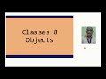 OBJECT AND CLASSES: Java Object Oriented programming TAGALOG