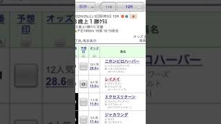 【競馬予想／自信度D】2022年6月25日阪神12レース◎レイメイ単勝1000円で勝負！