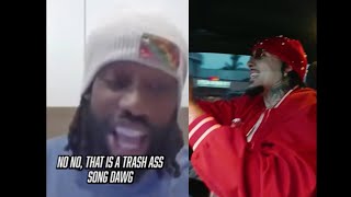 Pat Bev Calls LiAngelo's Song TRASH... (Tweaker - LiAngelo Ball)