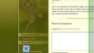 Wordpress Training Video 4 - Editing Appearance