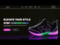 Shoes Website Using HTML & CSS | Step by Step Tutorial | Fast Code