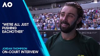 Jordan Thompson On-Court Interview | Australian Open 2025 First Round