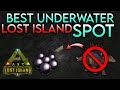 Best Underwater Base Spot On Lost Island STEGOS CANT GET IN!😱 | Ark Survival Evolved