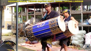 Tabuhan gendang beleq terune ganjak bakti Tanak tepong Lingsar