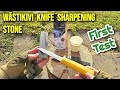 WÄSTIKIVI KNIFE SHARPENING STONE FIRST TEST