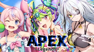 【 #APEX 】初心者たちにAPEXを教える！初見さん歓迎👀 w/イオダエム　ぴなぽぷり〖#新人vtuber 〗