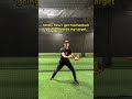 Time up left foot to the catch to improve your momentum towards your target [Softball Infield Tips]