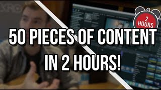 HOW YOUR BAND CAN MAKE 50 PIECES OF CONTENT IN 2 HOURS! - (Not Clickbait!)