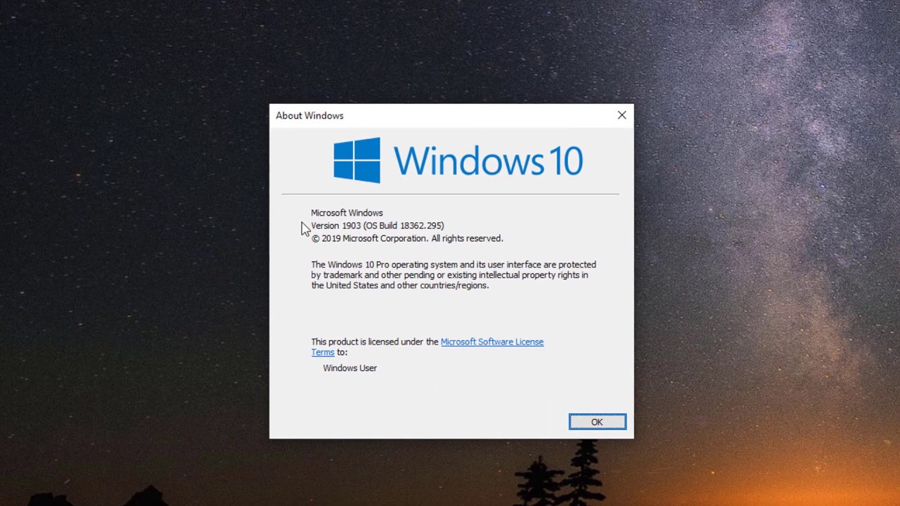 How To Check Windows 10 Version | Windows 10 1903 - YouTube