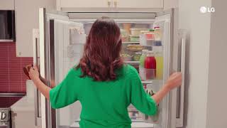 The LG Counter-Depth MAX™ Refrigerator with Zero Clearance™