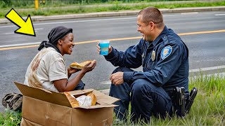 A policeman ate lunch with a homeless Black woman every day, and one day something shocking happened