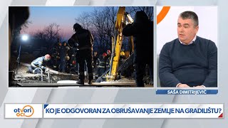 Ko je odgovoran za obrušavanje zemlje na radnike kod Lazarevca?