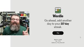 Vacation Day 5 - Wordle, Connections, Minute Cryptic | March 3, 2026
