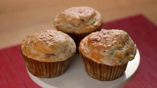 Krusteaz Professional Bacon Cheddar Pancake Muffins: