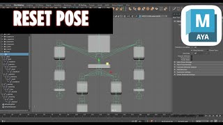 Maya How to reset pose to default position