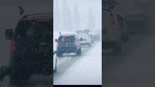 Snow fall in USA | snow storm USA | snowfall for trucking | # short snowfall USA