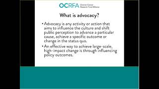 Federal Policymaking \u0026 Advocacy 101 2018