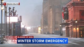 Blizzard 2026: Snow starts accumulating in New Jersey