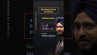 Runtime Errors in Python Programming #Python #NesoAcademy #QuickConcepts