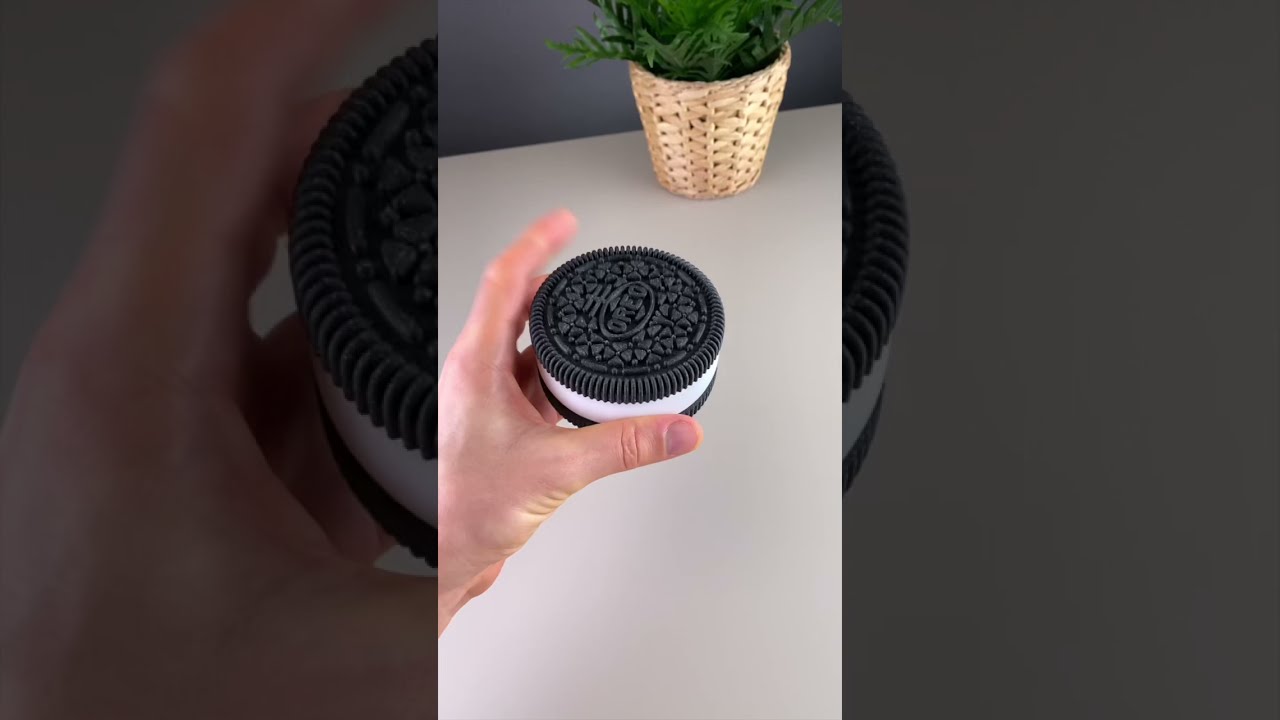 3d Printed Oreo Cookie With A Surprise Youtube