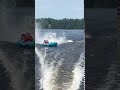 Giant Sturgeon hits kids Tubing!