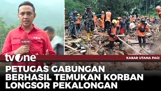 Tim K-9 Polda Jateng Temukan Jenazah Bayi Korban Longsor di Pekalongan | Kabar Utama Pagi tvOne