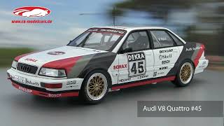 ck-modelcars-video: Audi V8 Quattro #45, DTM 1990, Walter Röhrl, WERK83