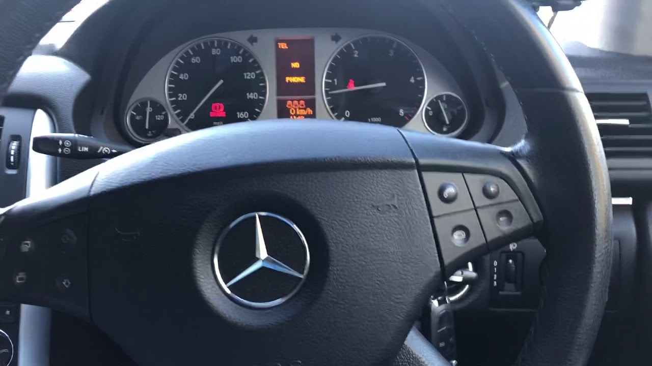 How To Change Mercedes B Class Time And Date - YouTube