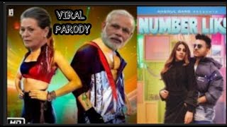 NUMBER LIKH-Tony Kakkar | Nikki Tamboli | MODI SONIA GANDHI Parody Song| Tony Kakkar Roast