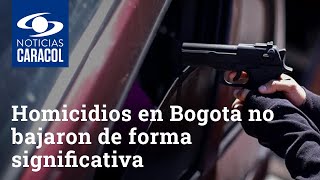 Homicidios en Bogotá no bajaron de forma significativa durante el confinamiento, señala Probogotá