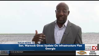 WALB 10 Albany: Senator Warnock Visits South Georgia to Give Infrastructure Update