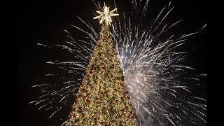 Así ha sido el encendido de las luces de Navidad en Madrid, con Luis de la Fuente como protagonista