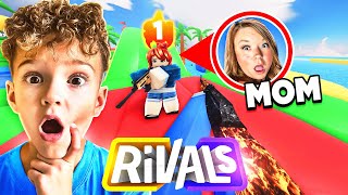 Mom Plays Roblox Rivals For The FIRST TIME Ever 🤣