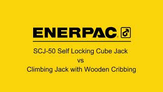 Heavy Lifting Technology Comparison Test: Enerpac Self-Locking Cube Jack VS Climbing Jack