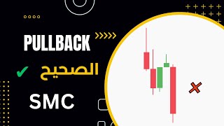 شرح البول باك وطريقة تحديده على الشارت Pullback - SMC