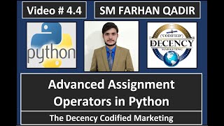 4.4 | Advanced Assignment Operators | #19 | #python #hindi #urdu #pythonprogramming #pythontutorial