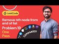Remove nth node from end of list ( LeetCode 19 Java )