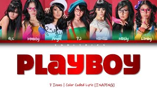 7 Icons Playboy Color Coded Lyrics Lirik INA ENG