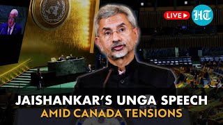 LIVE | EAM S Jaishankar Addresses UNGA Amid Tensions With Canada | Russia-Ukraine War